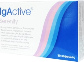 Novapharm Igactive Serenity Συμπλήρωμα Διατροφής Του Νευρικού Συστήματος 30 Κάψουλες