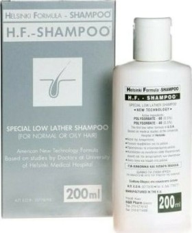 H & B Helsinki Formula [H.F.] Shampoo Σαμπουάν κατά της Τριχόπτωσης για Κανονικά & Λιπαρά Μαλλιά 200ml