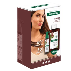 Klorane PROMO Oρός Κατά της Τριχόπτωσης με Κινίνη & Βιολογικό Εντελβάις 100ml & ΔΩΡΟ Σαμπουάν Κατά της Τριχόπτωσης με Κινίνη 200ml