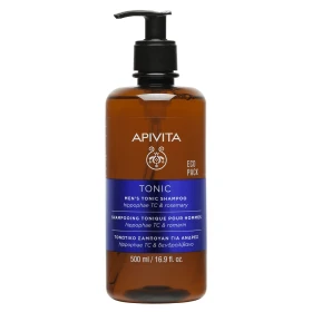 Apivita Men’s Eco Pack Τονωτικό Σαμπουάν Κατά της Τριχόπτωσης για Άνδρες με Ιπποφαές – Hippophae Tc & Δενδρολίβανο 500ml