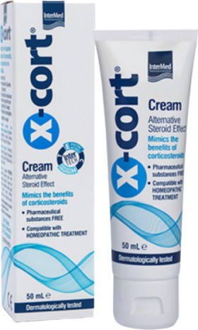 Intermed X-Cort Cream Αντικνησμική Κρέμα Εναλλακτική Των Κορτικοστεροειδών 50ml