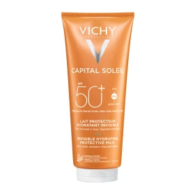 Vichy Capital Soleil SPF50+ Invisible Hydrating Protective Milk Αόρατο Ενυδατικό Αντηλιακό Γαλάκτωμα Προσώπου & Σώματος 300ml