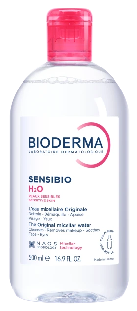 Bioderma Sensibio H2O Micellar Water Νερό Καθαρισμού & Ντεμακιγιάζ για Ευαίσθητο Δέρμα 500ml
