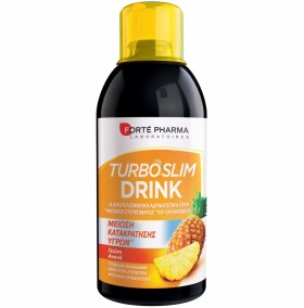 Forte Pharma Turboslim Drink με Γεύση Ανανά Συμπλήρωμα Διατροφής για την Κατακράτηση Υγρών 500ml