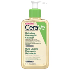 CeraVe Hydrating Foaming Oil Cleanser Απαλό Λάδι Καθαρισμού που Αφρίζει για Πρόσωπο και Σώμα με Έλαιο Σκουαλανίου και Τριγλυκερίδια Χωρίς Άρωμα 236ml