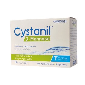 Wellcon Cystanil D Mannose Σκόνη για Πόσιμο Διάλυμα για το Ουροποιητικό Σύστημα 28 Φακελάκια x 1.8gr