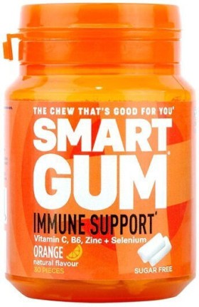 GIFT Vican Smart Gum Immune Support Ενίσχυση του Ανοσοποιητικού Πορτοκάλι 30 Τεμάχια