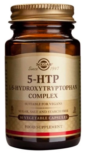 Solgar 5 HTP L-5 Hydroxytryptophan Complex 100mg Συμπλήρωμα Διατροφής για το Άγχος & την Βελτίωση Διάθεσης 90 Φυτικές Κάψουλες