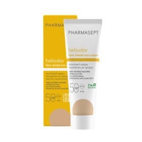Pharmasept Heliodor Face Tinted Sun Cream SPF50 Αντηλιακή Κρέμα Προσώπου με Χρώμα 50ml
