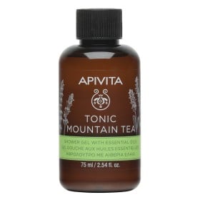 Apivita Mini Shower Gel Αφρόλουτρο Tonic Mountain Tea (Travel Size) 75ml