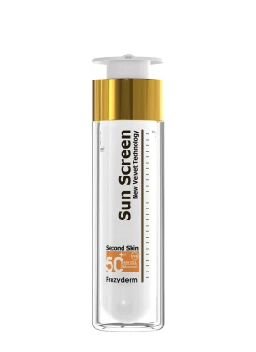 Frezyderm Sun Screen Velvet Face Cream SPF50+ Αντηλιακή Κρέμα Προσώπου Χωρίς Χρώμα & Άρωμα 50ml
