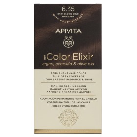 Apivita My Color Elixir No6.35 Ξανθό Σκούρο - Μελί Μαόνι Κρέμα Βαφή Σε Σωληνάριο 50ml - Ενεργοποιητής Χρώματος 75ml