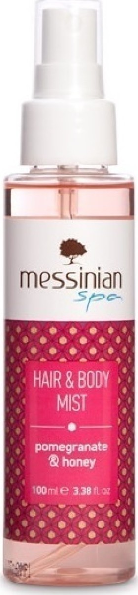 Messinian Spa Hair & Body Mist Αρωματικό Σπρέι για Μαλλιά & Σώμα με Ρόδι & Μέλι 100ml