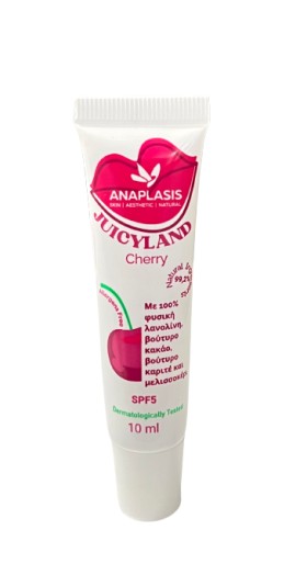 AnaPlasis Juicyland Ενυδατικό Lip Balm Cherry SPF5 με Αντηλιακή Προστασία 10ml