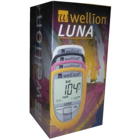 Wellion Luna Τrio Μετρητής Γλυκόζης Αίματος - 10 Wellion Σκαρφιστήρες - 1 Συσκευή Τρυπήματος Σε Τυχαίους Χρωματισμούς
