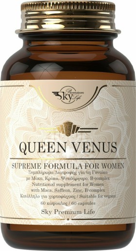 Sky Premium Life Women Queen Venus Supreme Formula Συμπλήρωμα Διατροφής για την Γυναίκα 60 Κάψουλες