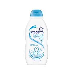 Proderm Σαμπουάν & Αφρόλουτρο No 1 για Βρέφη 0-12m+ 200ml