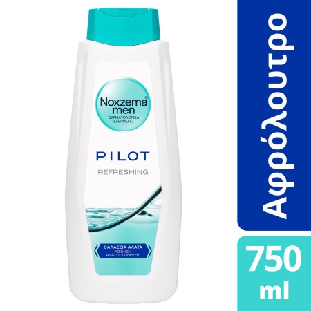 Noxzema Men Bath & Care Shower Gel Pilot Ανδρικό Αφρόλουτρο 750ml