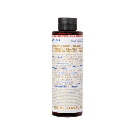 Korres Athenian Grooming Δροσιστικό Gel Καθαρισμού για Πρόσωπο & Γένια 250ml