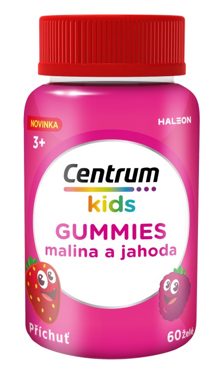 Centrum Kids Gummies Ζελεδάκια με Φυσική Γεύση Φράουλας & Βατόμουρου για την Υποστήριξη της Υγι