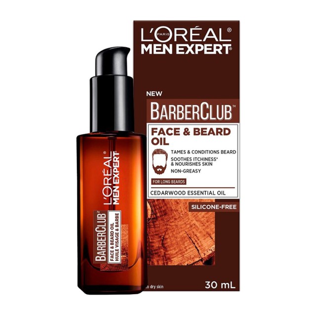 L’Oreal Paris Men Barber Club Έλαιο Ενυδάτωσης - Διαμόρφωσης Για Πρόσω …