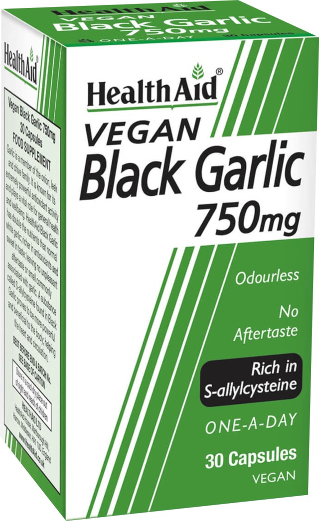 Health Aid Black Garlic 750mg Συμπλήρωμα Διατροφής με Σκόρδο 30 &hellip;