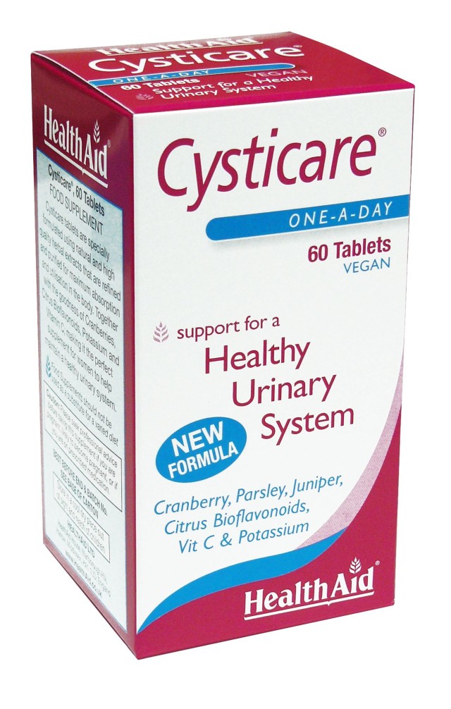 HEALTH AID CystiCare tablets 60s Φυτικός συνδυασμός για υγιές ουροποιητικό σύστημα