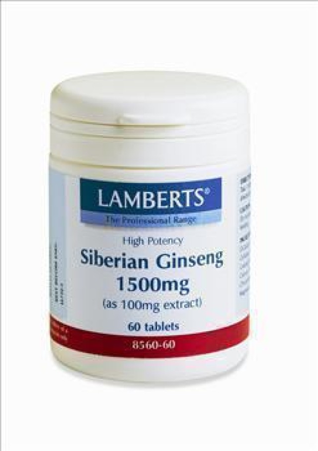Lamberts Siberian Ginseng 1500mg, Για Την Αντιμετώπιση Άγχους, Stress …