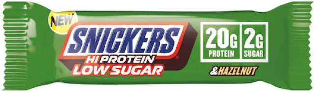 Snickers Hi Protein Μπάρα 20gr Πρωτεΐνης & 2gr Ζάχαρη & Γεύση Hazelnut … Snickers Hi Protein Μπάρα 20gr Πρωτεΐνης & 2gr Ζάχαρη & Γεύση Hazelnut …