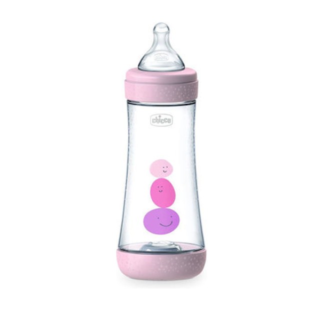 Chicco Perfect 5 Πλαστικό Μπιμπερό για 4m+ με Θηλή Σιλικόνης Γρήγορης …