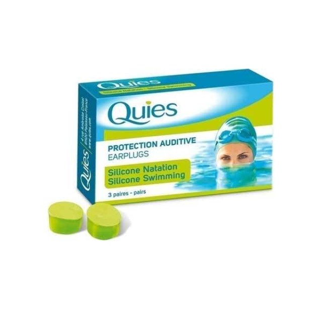 Quies ωτοασπίδες σιλικόνης 3 Ζεύγη Quies ωτοασπίδες σιλικόνης 3 Ζεύγη