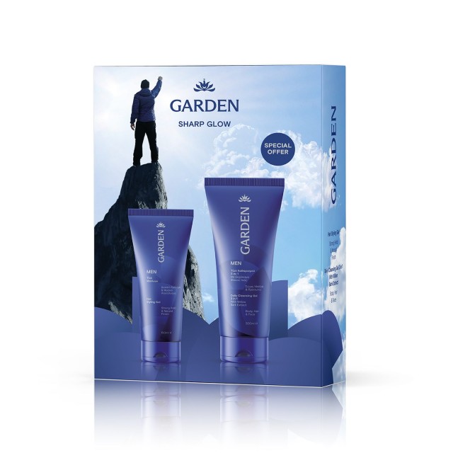 Garden PROMO Men Sharp Glow Box Gel Μαλλιών για Δυνατό Κράτημα & Φυσικ … Garden PROMO Men Sharp Glow Box Gel Μαλλιών για Δυνατό Κράτημα & Φυσικ …