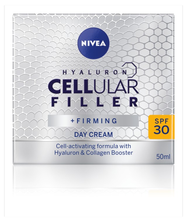 Nivea Hyaluron Cellular Filler Anti Age Day Cream SPF30 Αντιρυτιδική Κρέμα Προσώπου 50ml