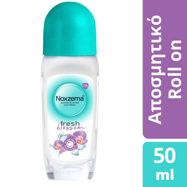 Noxzema Fresh Blossom Γυναικείο Αποσμητικό Roll on με 72 ώρες Προστασί &hellip;
