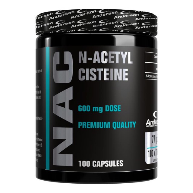Anderson NAC N-Acetyl Cisteine 600mg Συμπλήρωμα Ν-Ακετυλοκυστεΐνης Αμι &hellip;