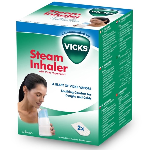 Vicks Συσκευή Εισπνοής Ατμού [VH1300EU] 1 Τεμάχιο