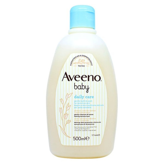 Aveeno Baby® Daily Care Baby Gentle Bath & Wash Παιδικό Αφρόλουτρο για Ευαίσθητες Επιδερμίδες 500ml