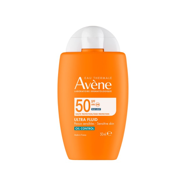 Avene Ultra Fluid Oil Control SPF50 Αντηλιακή Κρέμα Προσώπου για Ματ Α …