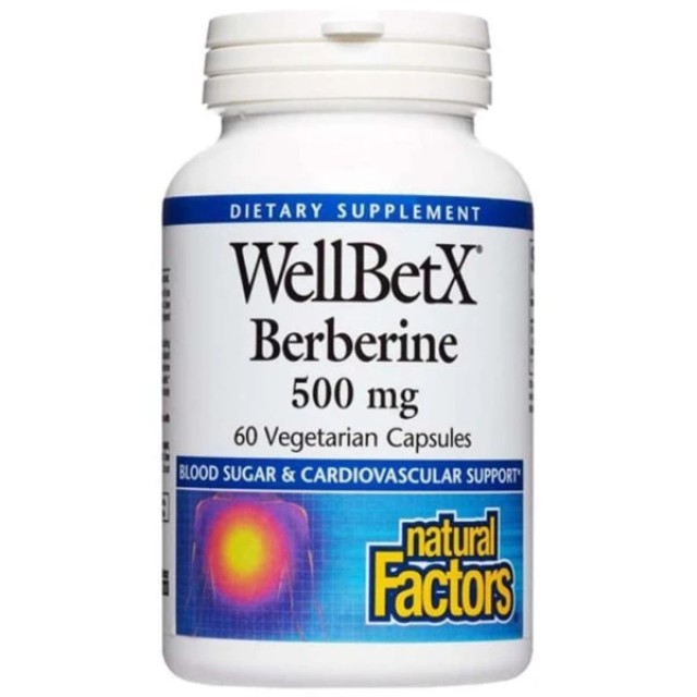 Natural Factors WellBetX Berberine 500mg για Αποτελεσματικό Έλεγχο του &hellip;
