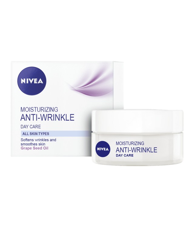 Nivea Anti Wrinkle Moisturizing Day Care Αντιρυτιδική Κρέμα Προσώπου Ημέρας 50ml