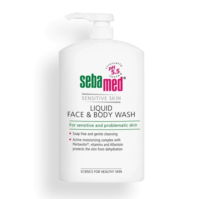 Sebamed Liquid Face & Body Wash Ήπιος Καθαρισμός Προσώπου & Σώματος, γ … Sebamed Liquid Face & Body Wash Ήπιος Καθαρισμός Προσώπου & Σώματος, γ …