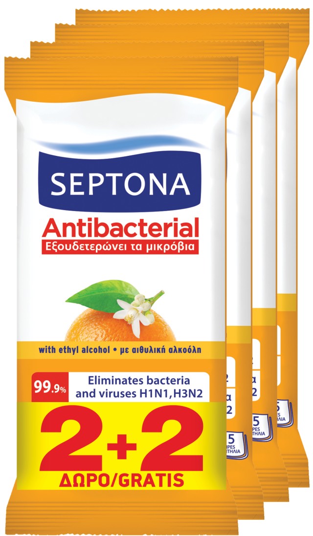 Septona PROMO Refresh Υγρά Μαντηλάκια Για Τα Χέρια Άνθος Πορτοκαλιού 4 … Septona PROMO Refresh Υγρά Μαντηλάκια Για Τα Χέρια Άνθος Πορτοκαλιού 4 …