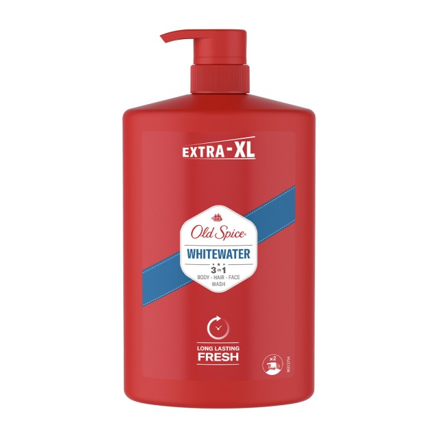Old Spice WhiteWater 3in1 Ανδρικό Αφρόλουτρο & Σαμπουάν 1000ml με Αντλ … Old Spice WhiteWater 3in1 Ανδρικό Αφρόλουτρο & Σαμπουάν 1000ml με Αντλ …