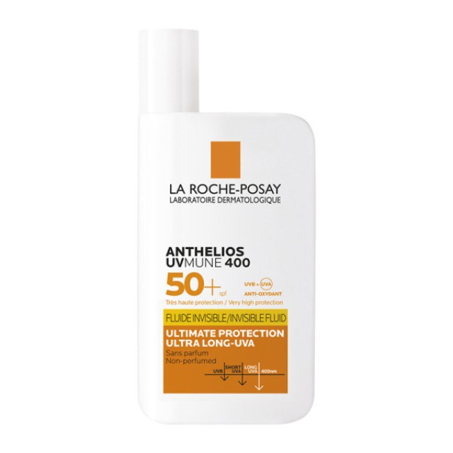 La Roche Posay Anthelios SPF50+ UVmune 400 Invisible Fluid Αντηλιακό Π …