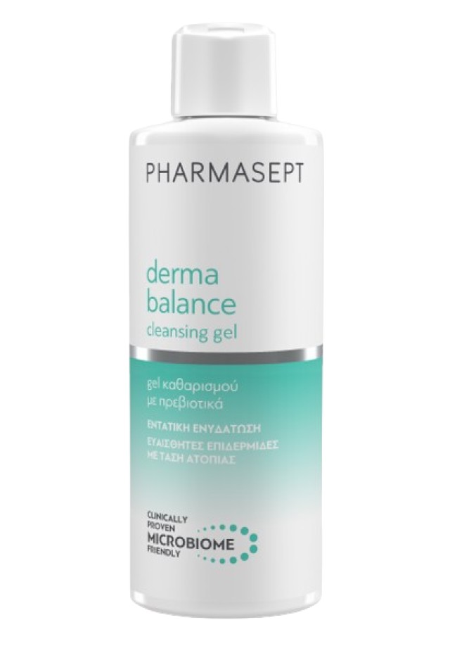 Pharmasept Derma Balance Cleansing Gel Καθαρισμού για Πρόσωπο & Σώμα για Ευαίσθητες - με Τάση Ατοπίας Επιδερμίδες 250ml