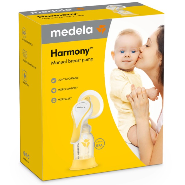 Medela Harmony Χειροκίνητο Θήλαστρο 150ml 1 Τεμάχιο