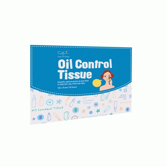 Vican Cettua Clean & Simple Oil Control Tissue Μαντηλάκια Απορρόφησης &hellip;