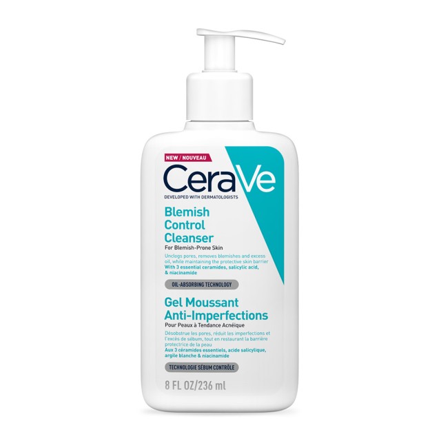 CeraVe Blemish Control Cleanser Gel Καθαρισμού Προσώπου για Δέρμα με Τ …