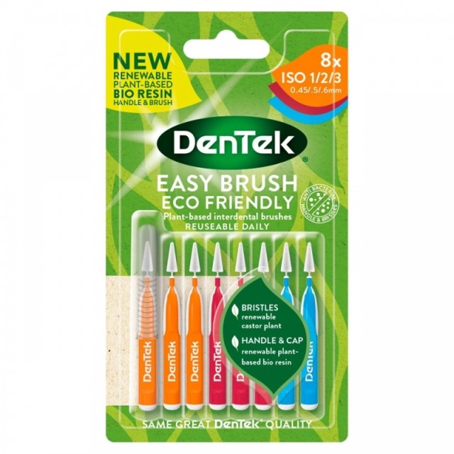 Dentek Easy Brush Μεσοδόντια Βουρτσάκια ISO 1/2/3, 0.45/0.5/0,6mm Συσκ …