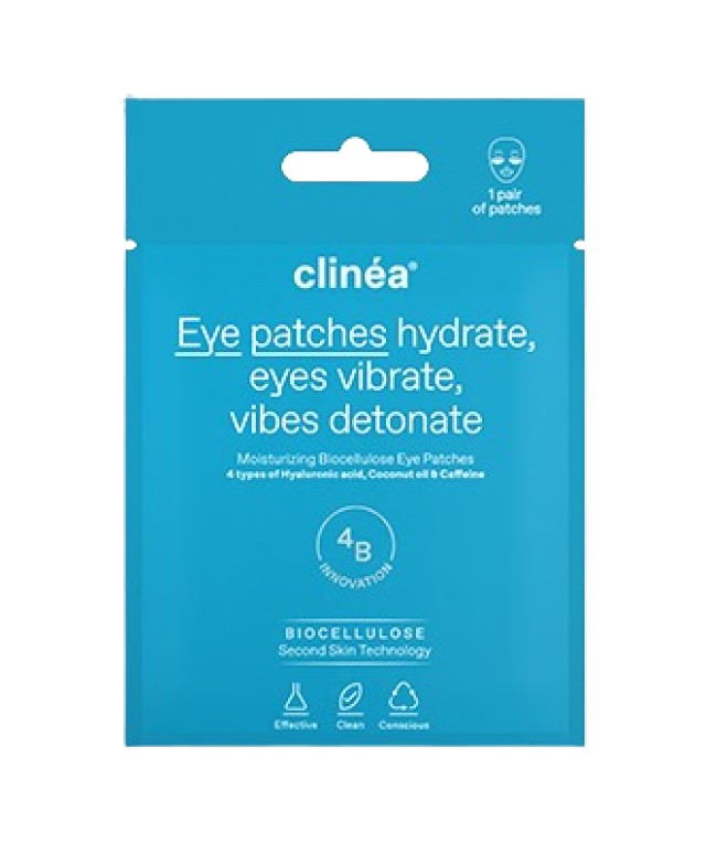 Clinéa Moisturizing Biocellulose Eye Patches για Ενυδάτωση / Μαύροι Κύ …